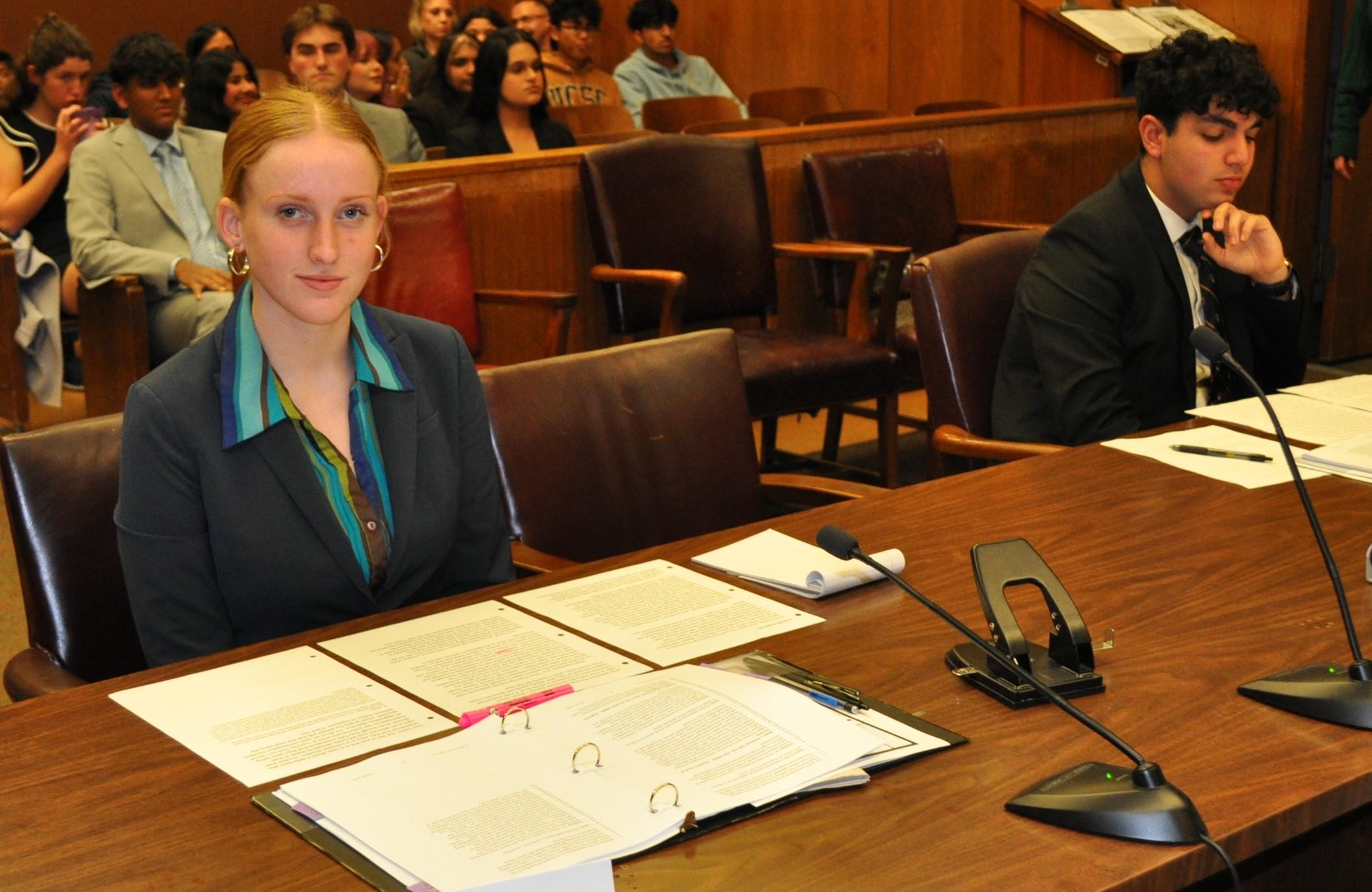 mock trial students